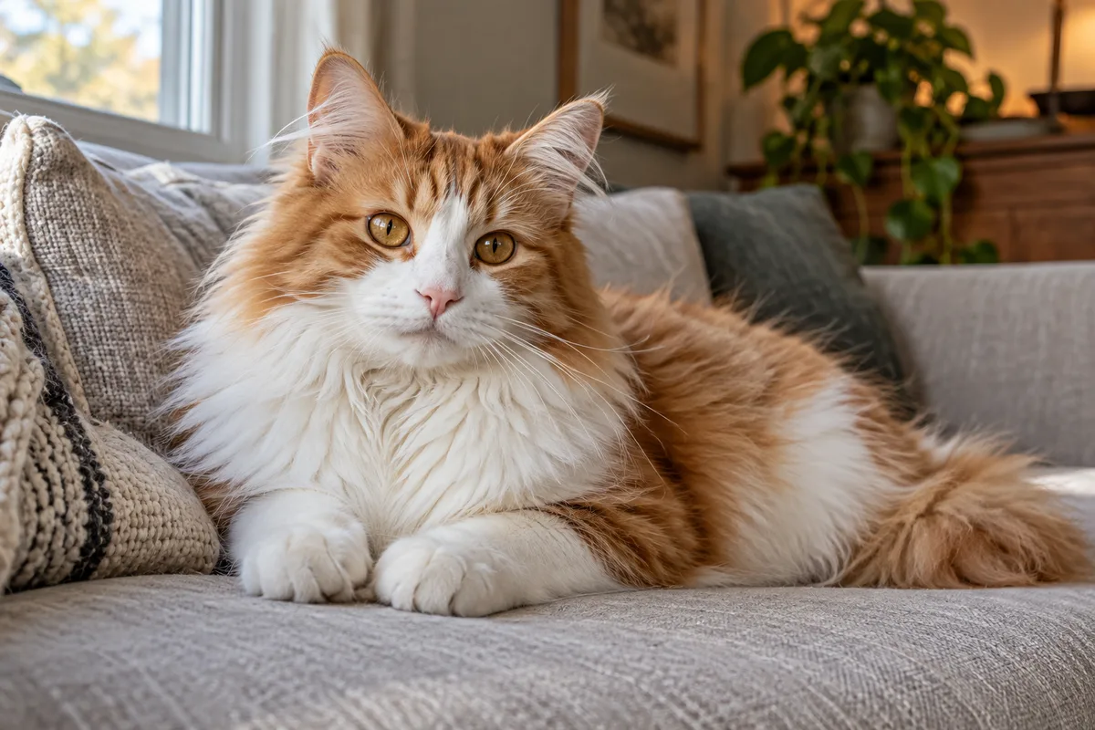 AI-generated cat source illustration with fur and whiskers that can be used to explain edge inspection